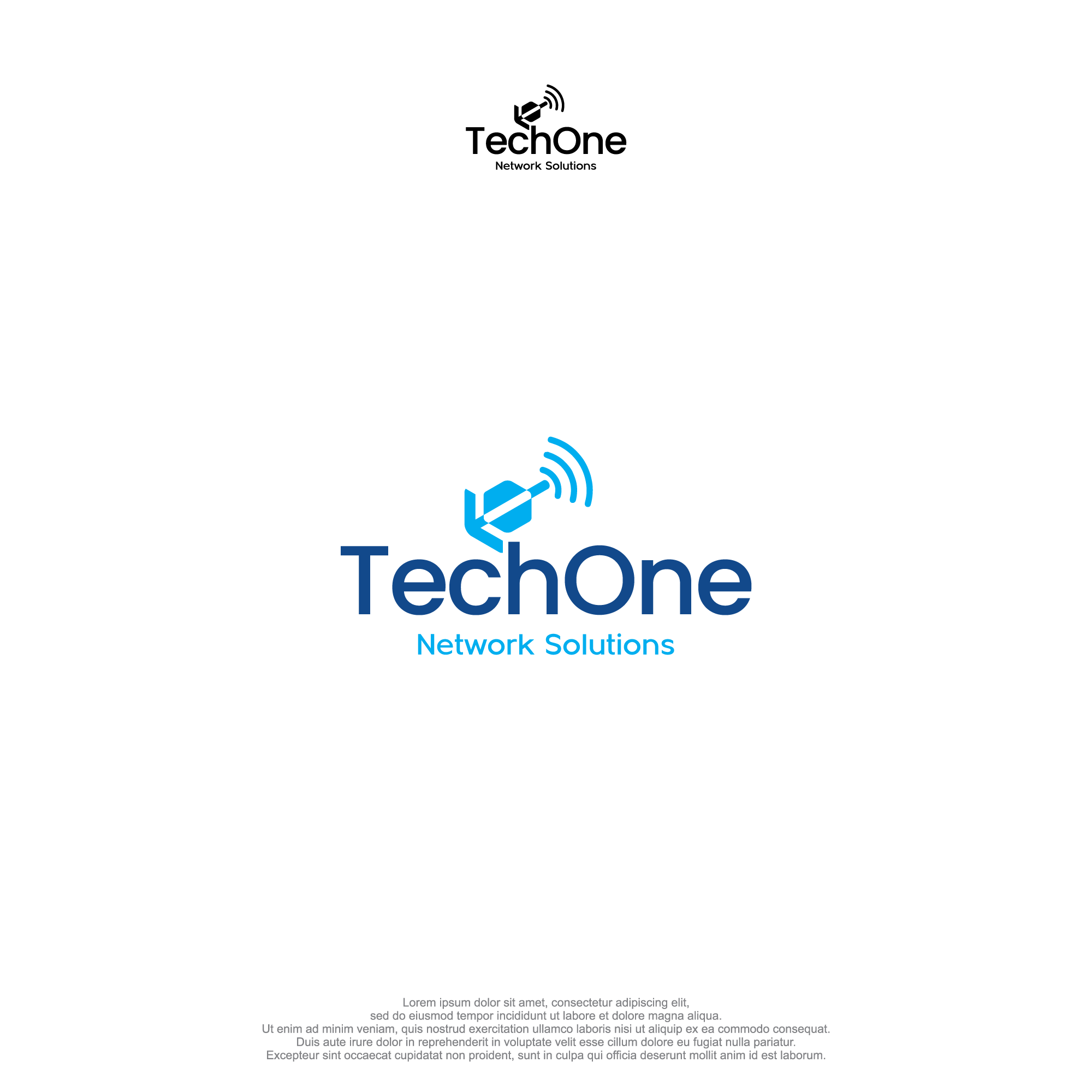 Logo Design by JoiceSinatra for TechOne Network Solutions | Design #33387569