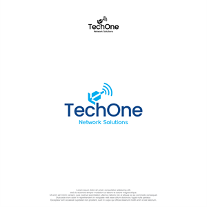 Logo Design by JoiceSinatra for TechOne Network Solutions | Design: #33387569