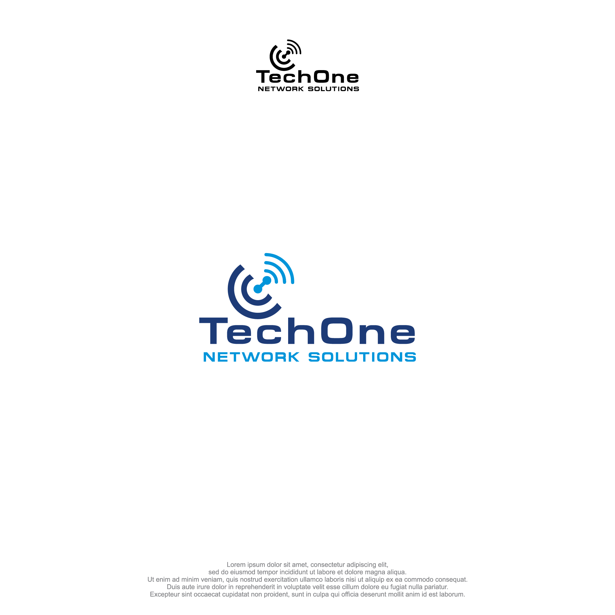 Logo Design by JoiceSinatra for TechOne Network Solutions | Design #33387661