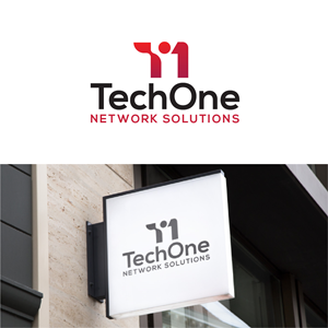 Logo Design by fly  design for TechOne Network Solutions | Design: #33388396