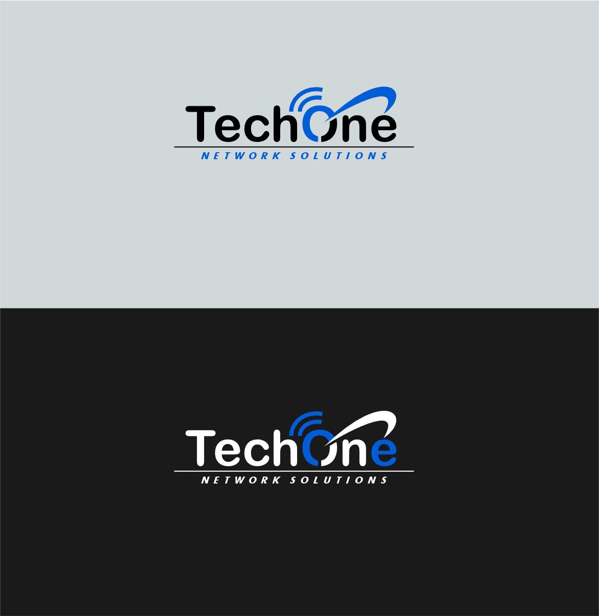 Logo Design by radityahermanto 2 for TechOne Network Solutions | Design #33422972