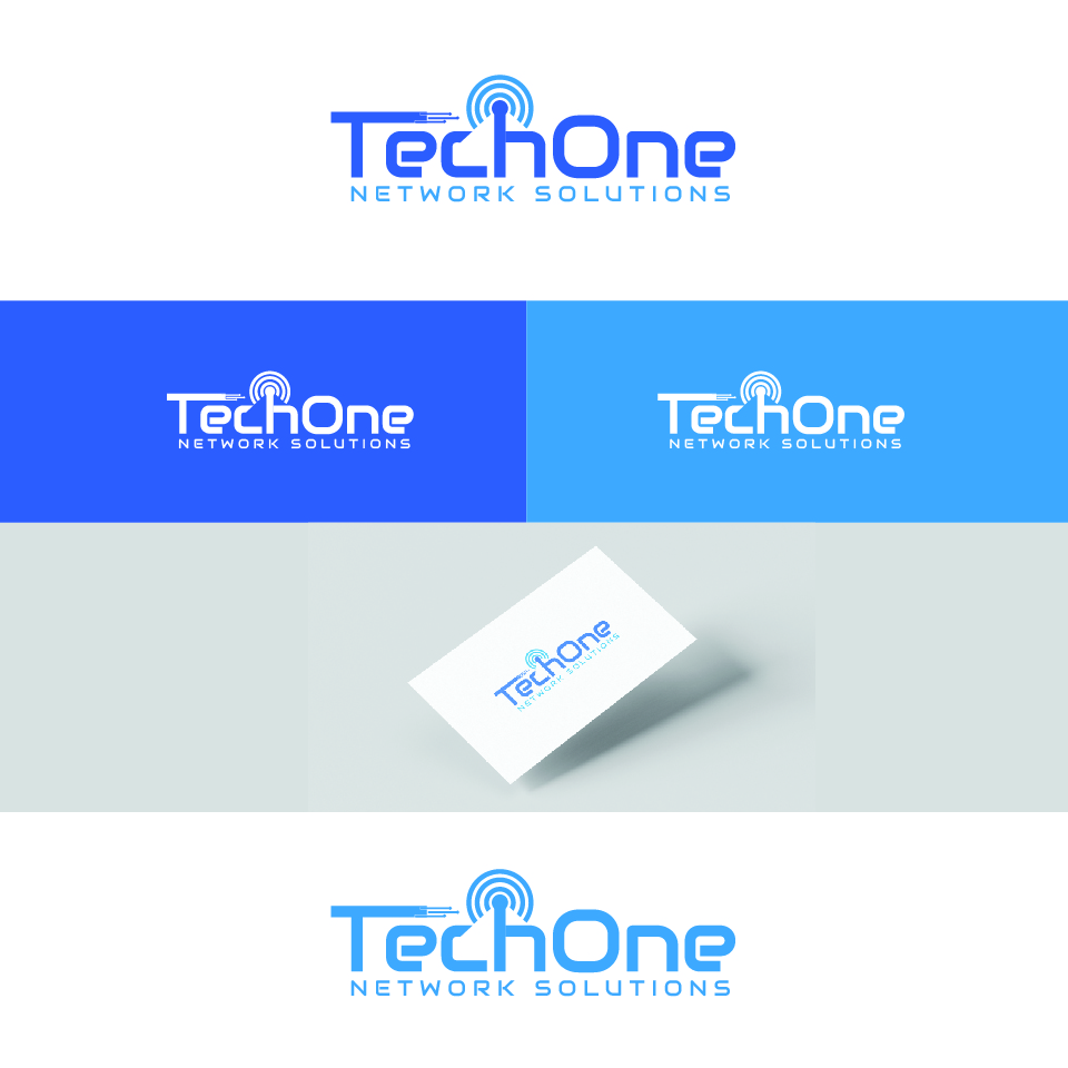 Logo Design by Maxo-Biz for TechOne Network Solutions | Design #33387516