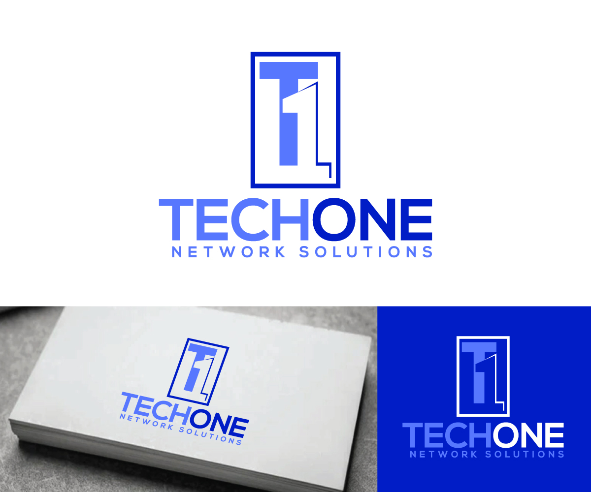 Logo Design by Ansh Design for TechOne Network Solutions | Design #33382148