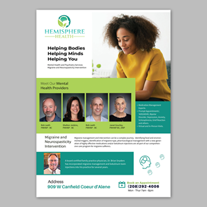 Design Publicitaire par Osama Soliman pour Hemisphere Health | Design : #33398121