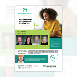 Design Publicitaire par Osama Soliman pour Hemisphere Health | Design : #33398301