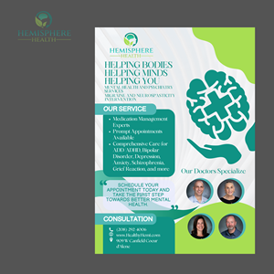 Advertisement Design by Custom A for Hemisphere Health | Design: #33398517