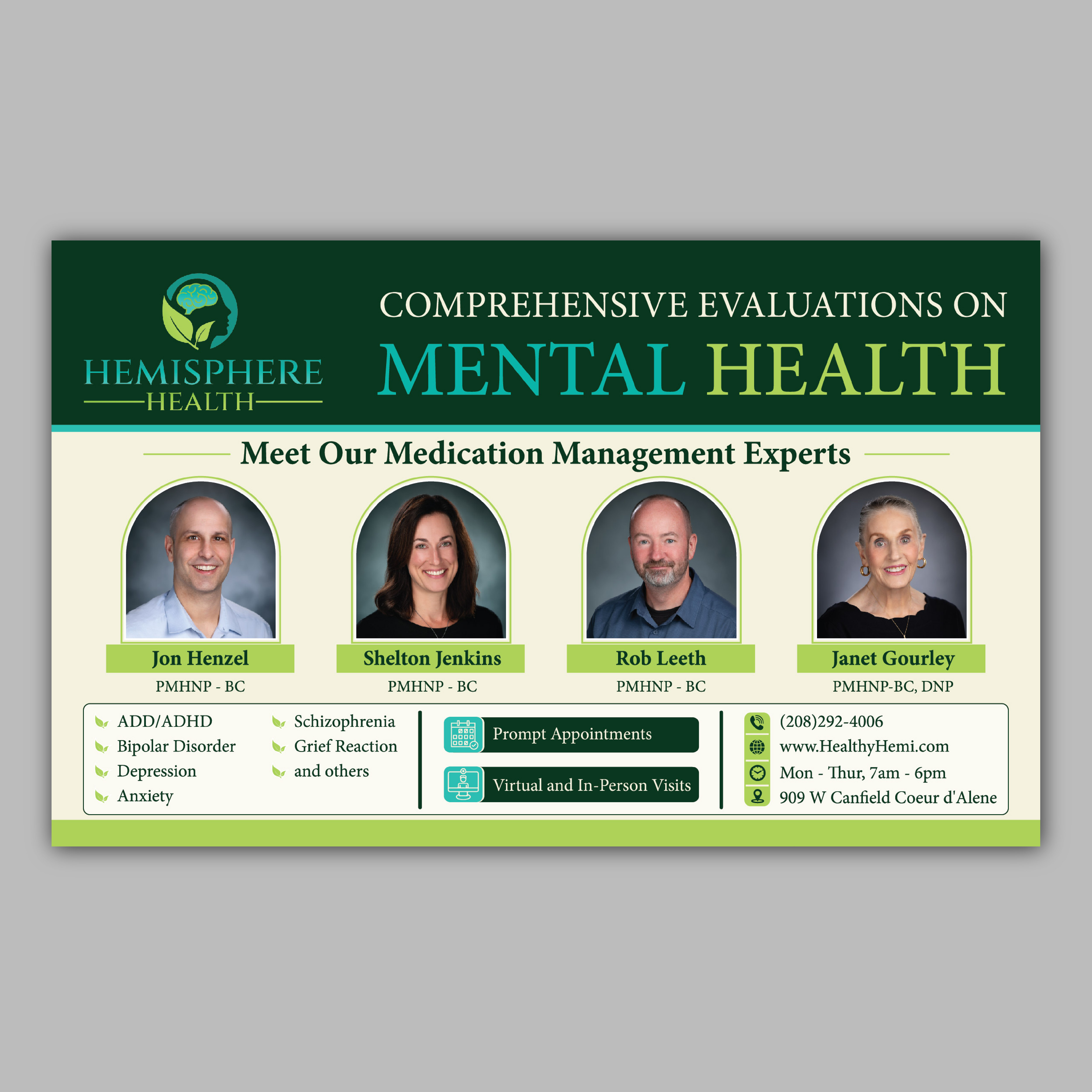 Advertisement Design by Bidita Saha for Hemisphere Health | Design #33395371