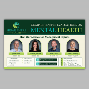Advertisement Design by Bidita Saha for Hemisphere Health | Design: #33395371