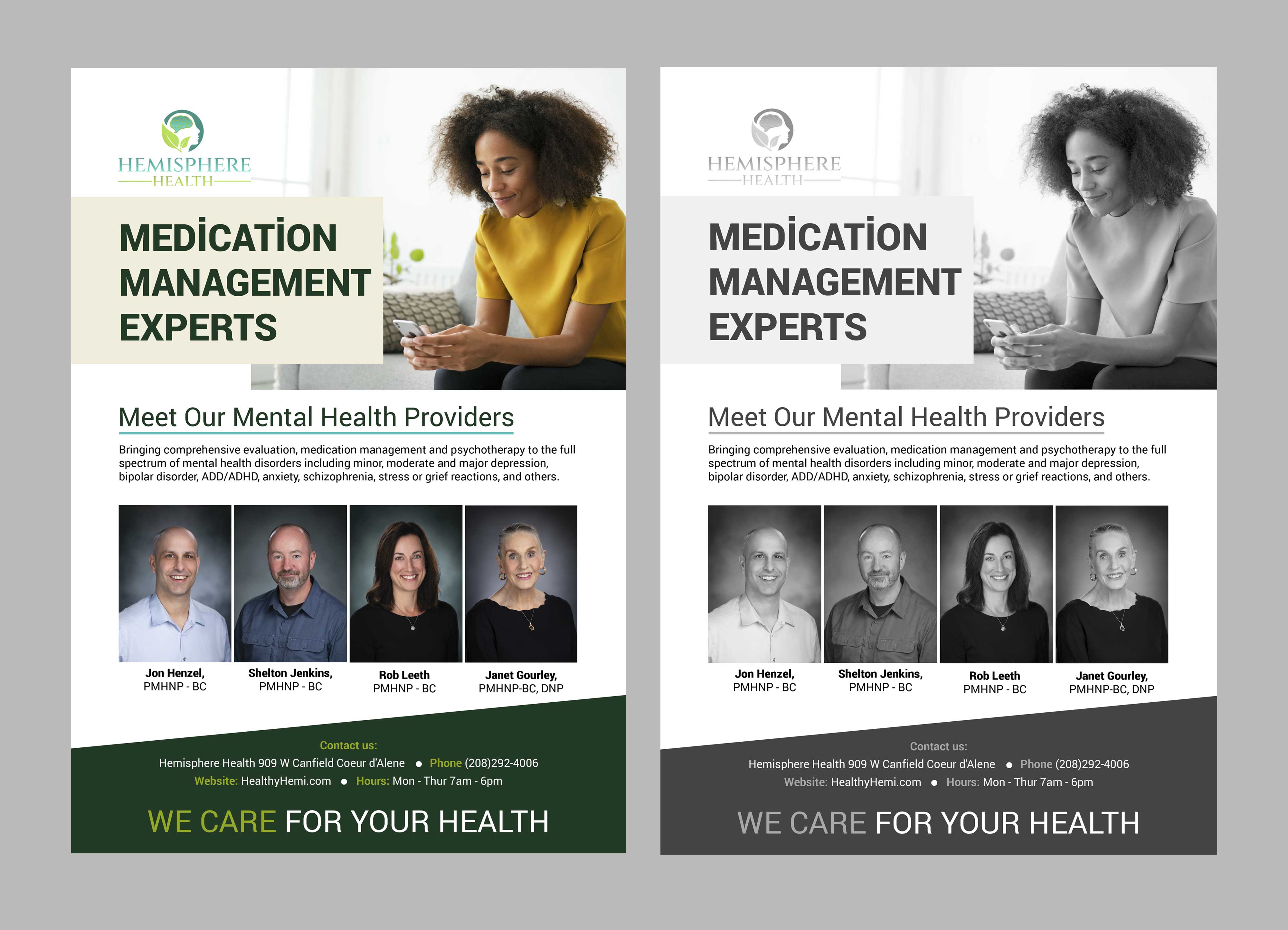 Design Publicitaire par Creative D2024 pour Hemisphere Health | Design #33388387