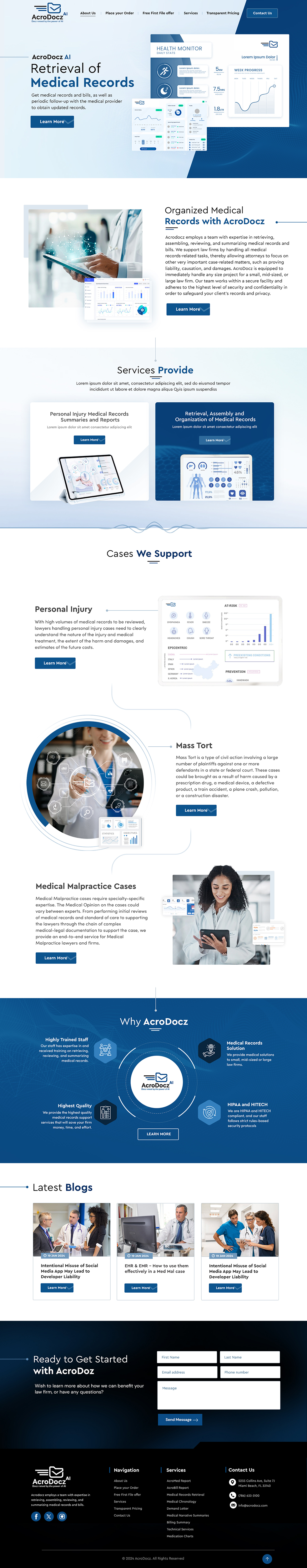 Web Design by Blue Sparrow for this project | Design #33401100