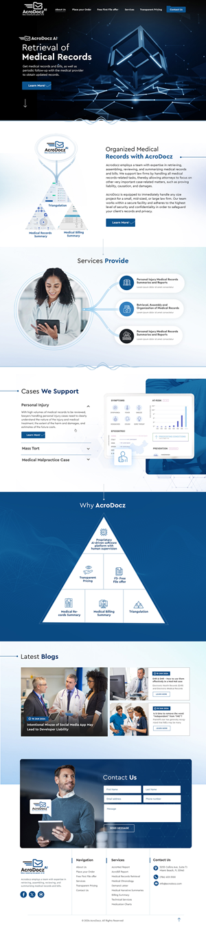 Web Design by Blue Sparrow for this project | Design: #33422424