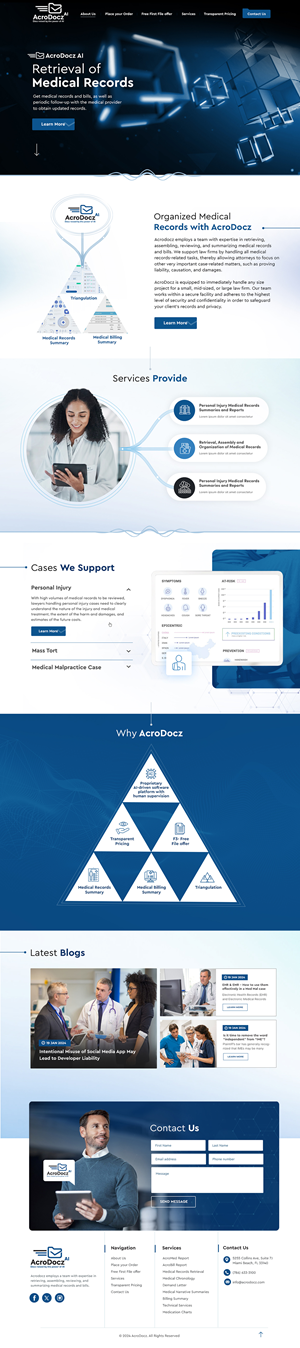 Web Design by Blue Sparrow for this project | Design: #33422426