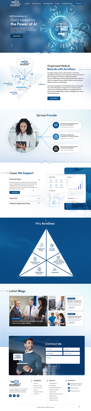 Web Design by Blue Sparrow for this project | Design: #33429866