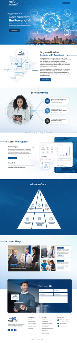 Web Design by Blue Sparrow for this project | Design: #33429868
