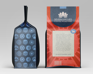Packaging Design by Ileana Blanco for Seven Virtues Coffee Roasters | Design: #33472278