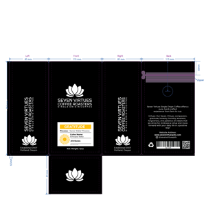 Packaging Design by Sergio Coelho for Seven Virtues Coffee Roasters | Design: #33427845