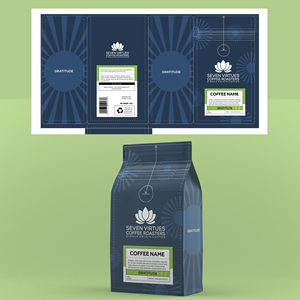 Packaging Design by Javelin Studio for Seven Virtues Coffee Roasters | Design: #33461552