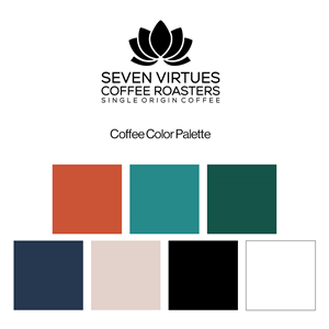 Design Emballage par Graphic Guy pour Seven Virtues Coffee Roasters | Design #33404180