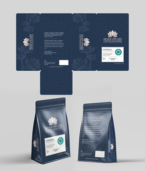 Packaging Design by Graphic Guy for Seven Virtues Coffee Roasters | Design: #33404181