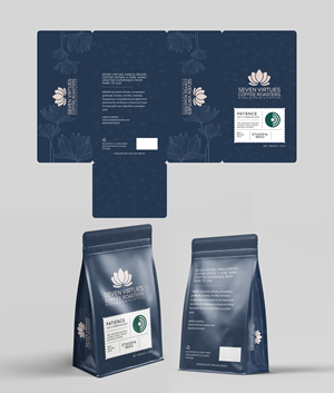 Packaging Design by Graphic Guy for Seven Virtues Coffee Roasters | Design: #33404183