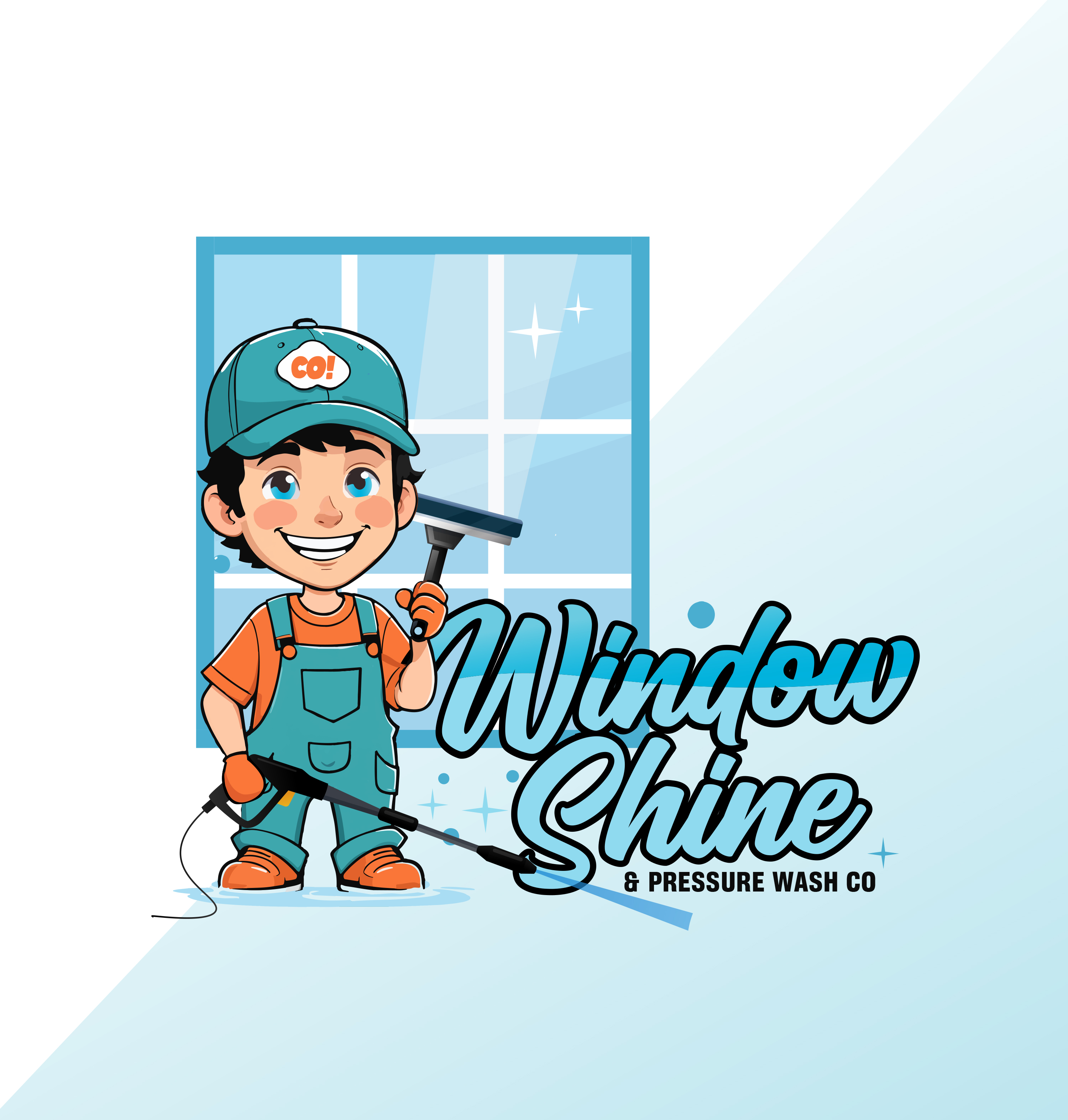 Diseño de Logo por Jelena B para Window Shine & Pressure Wash Co | Diseño #33397610