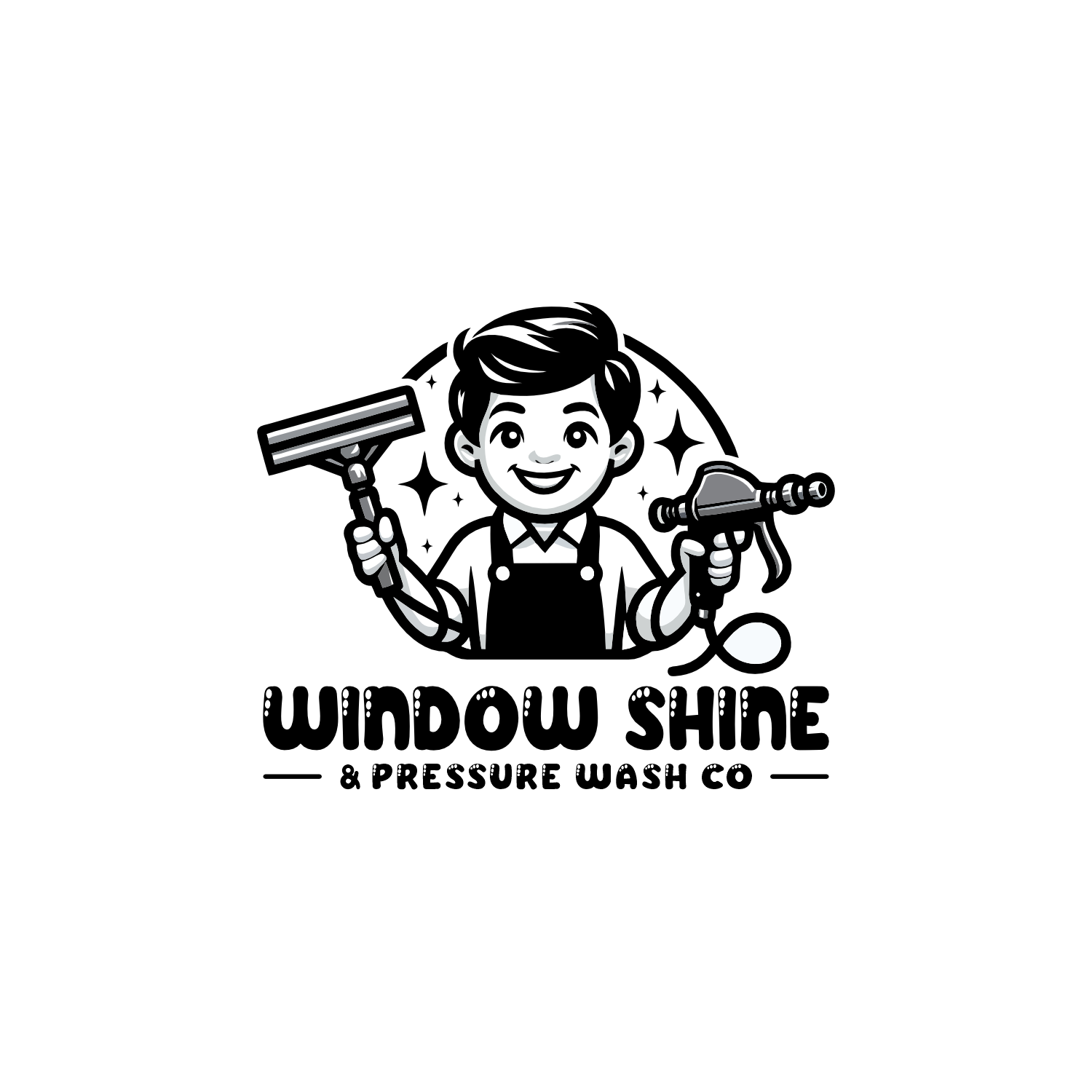 Logo Design by Kenshin777 for Window Shine & Pressure Wash Co | Design #33395700