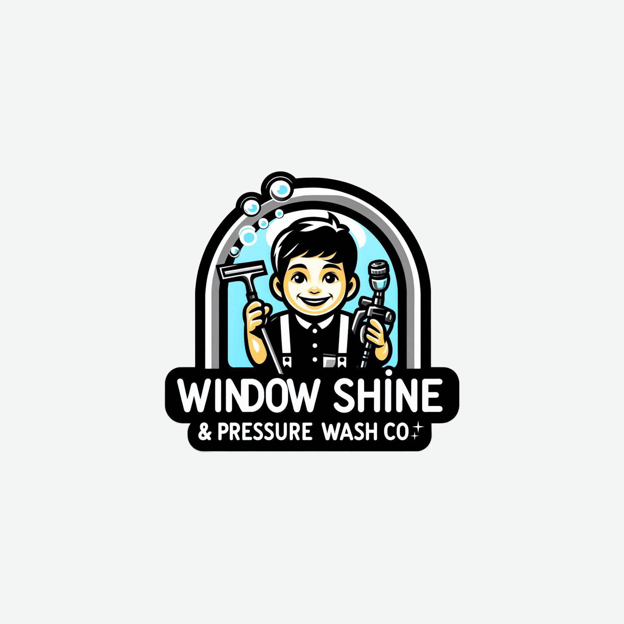 Logo Design by Kenshin777 for Window Shine & Pressure Wash Co | Design #33395701