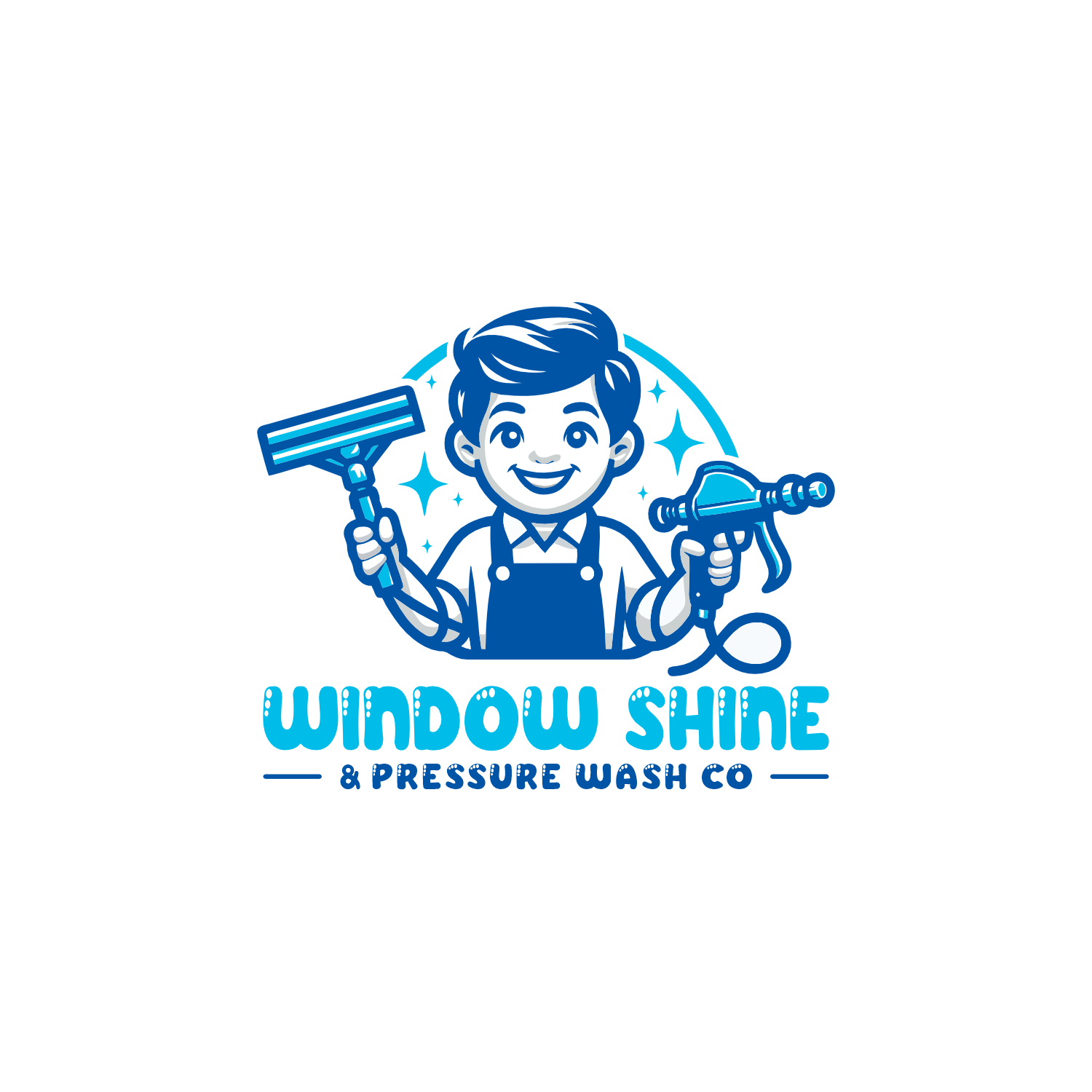 Logo Design by Kenshin777 for Window Shine & Pressure Wash Co | Design #33395751