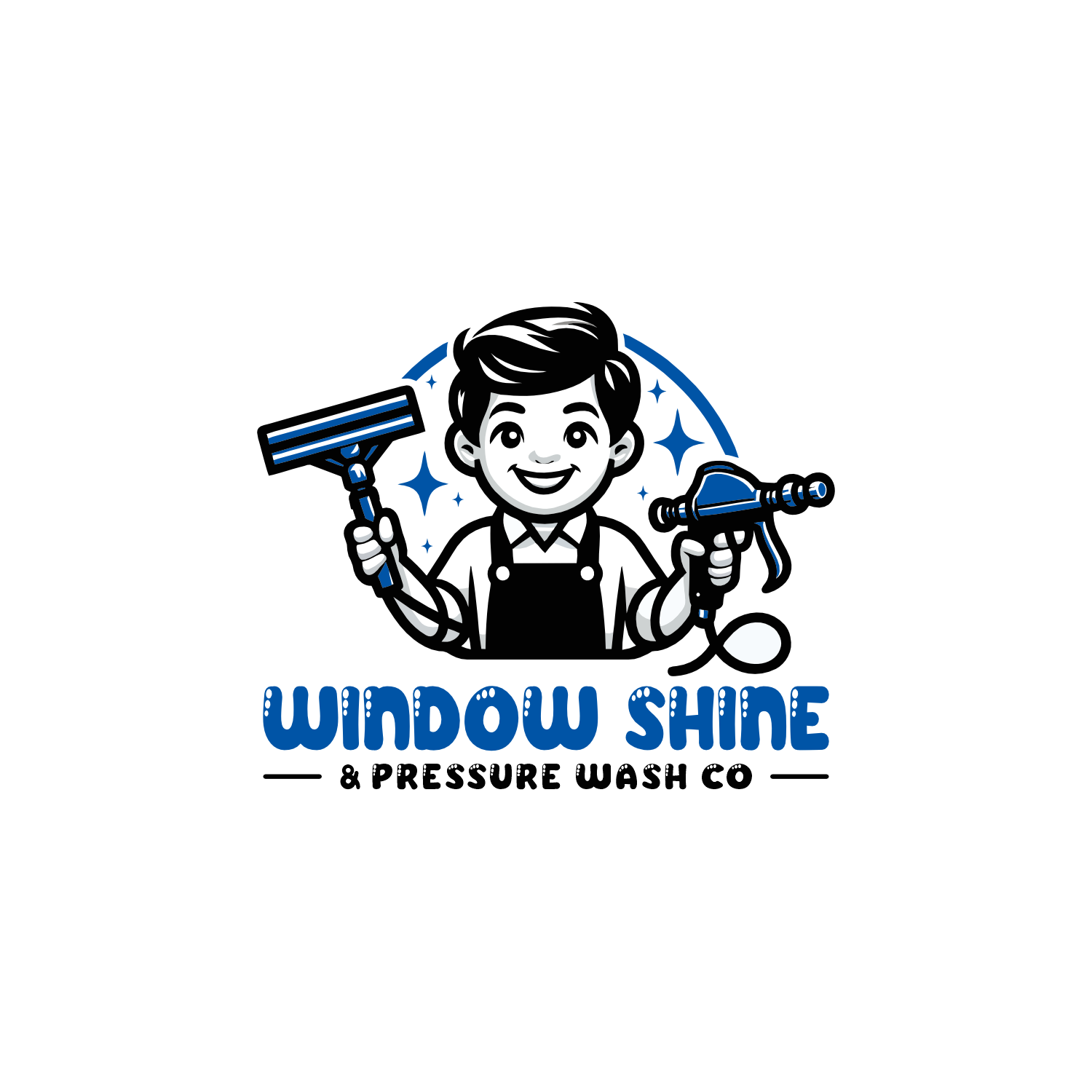 Logo Design by Kenshin777 for Window Shine & Pressure Wash Co | Design #33395752