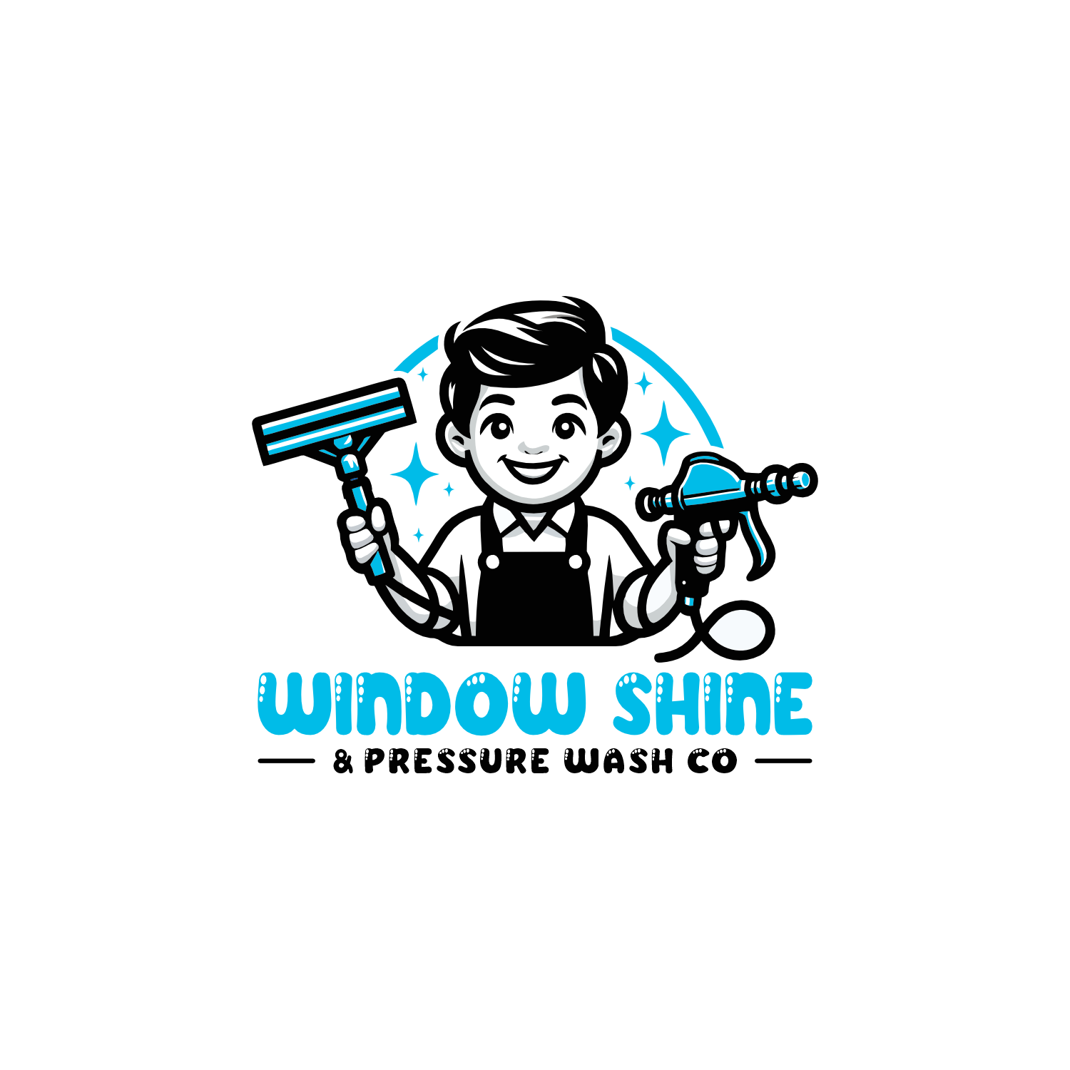 Logo Design by Kenshin777 for Window Shine & Pressure Wash Co | Design #33395757