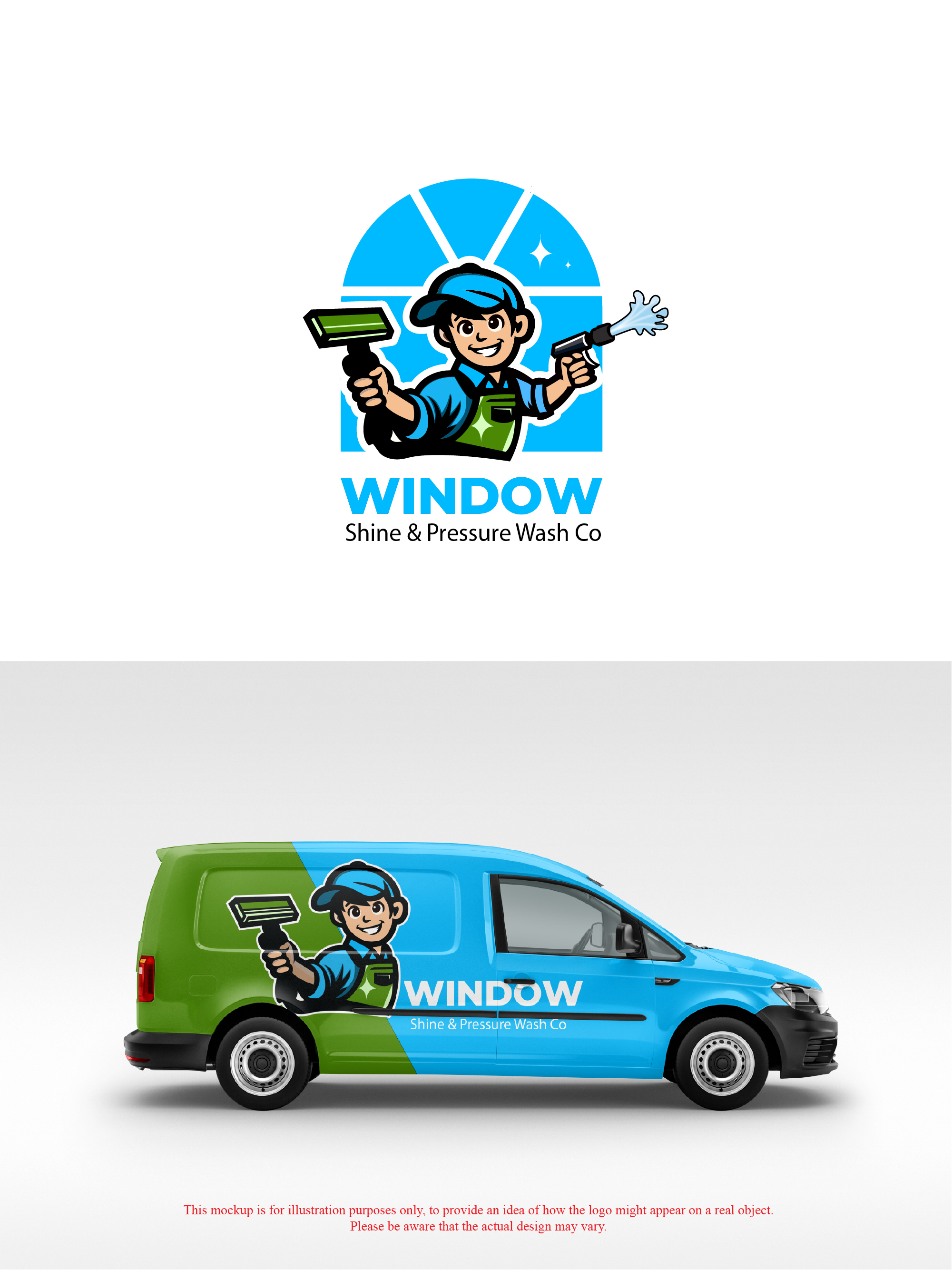 Design de Logo par Emjey Design pour Window Shine & Pressure Wash Co | Design #33395896