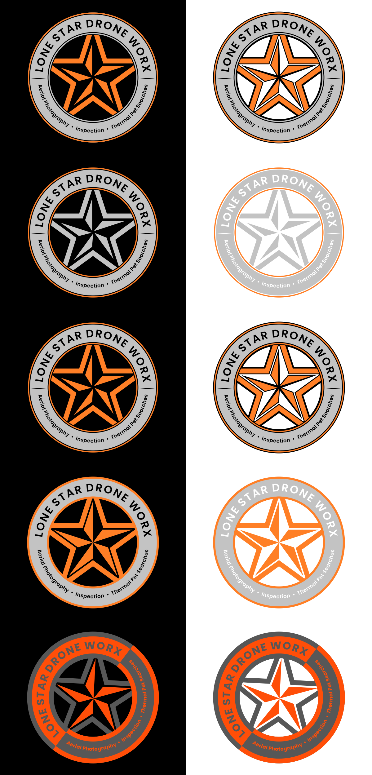 Diseño de Logo por Artch4 para LONE STAR DRONE WORX | Diseño #33395931