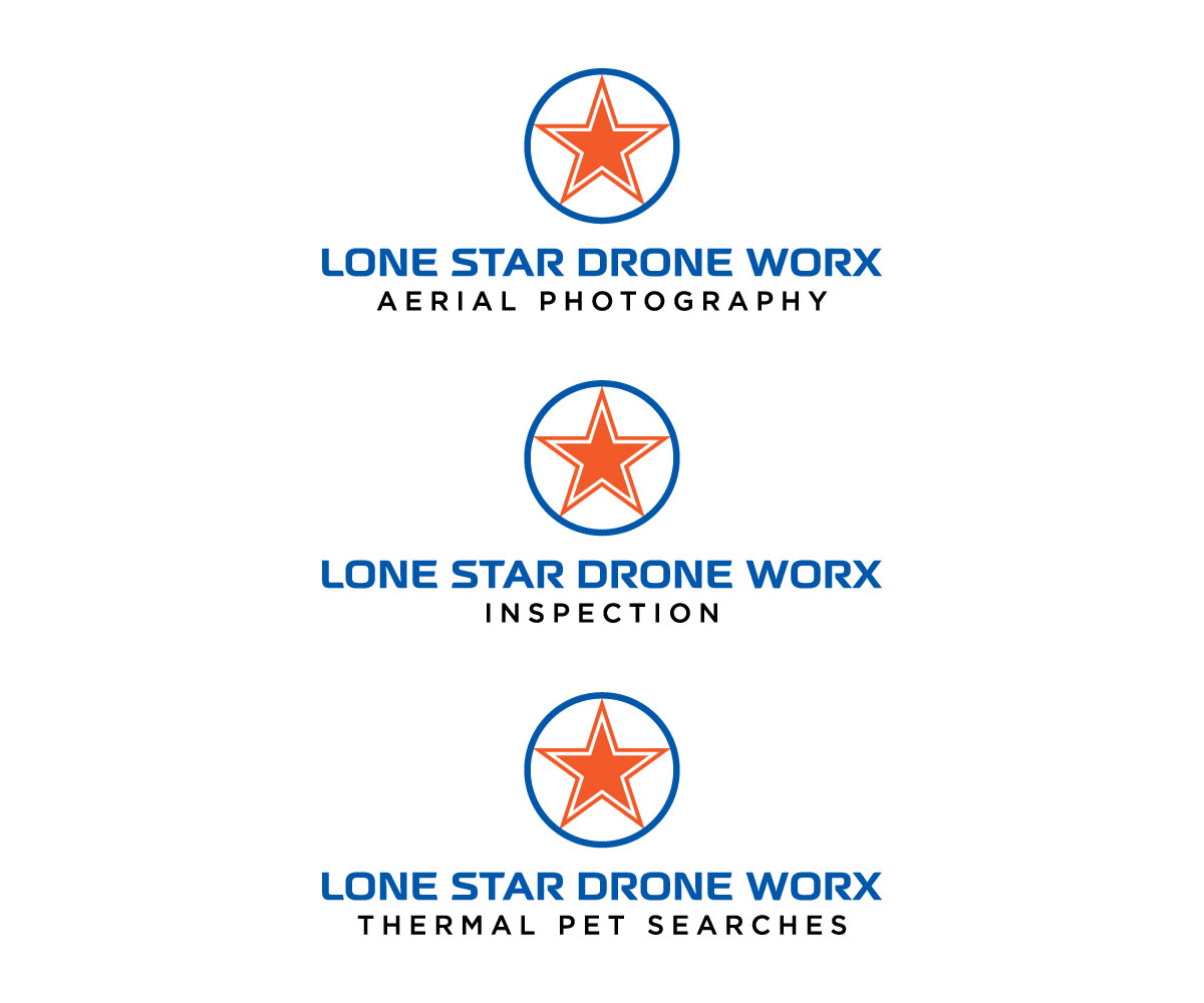 Logo Design by Kavth for LONE STAR DRONE WORX | Design #33406715