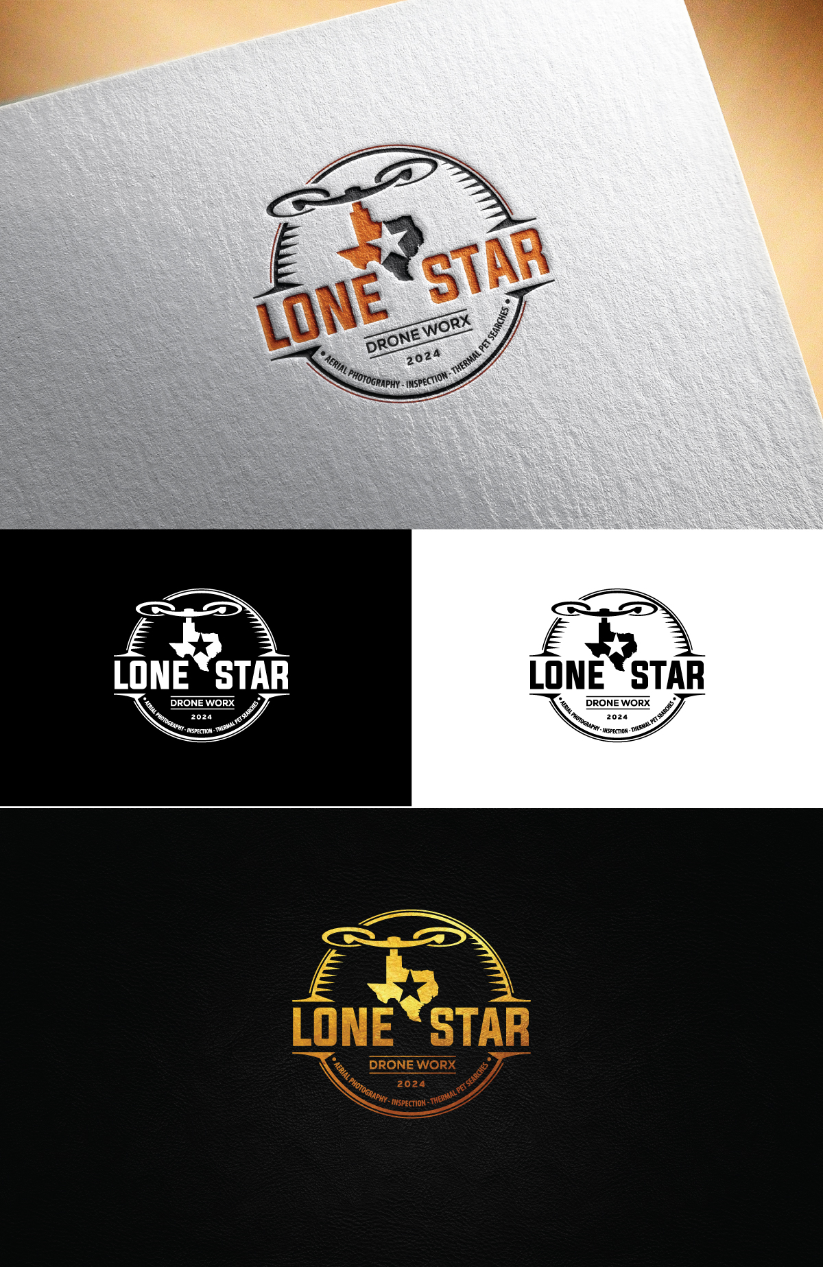 Logo-Design von Logo Stock für LONE STAR DRONE WORX | Design #33401049