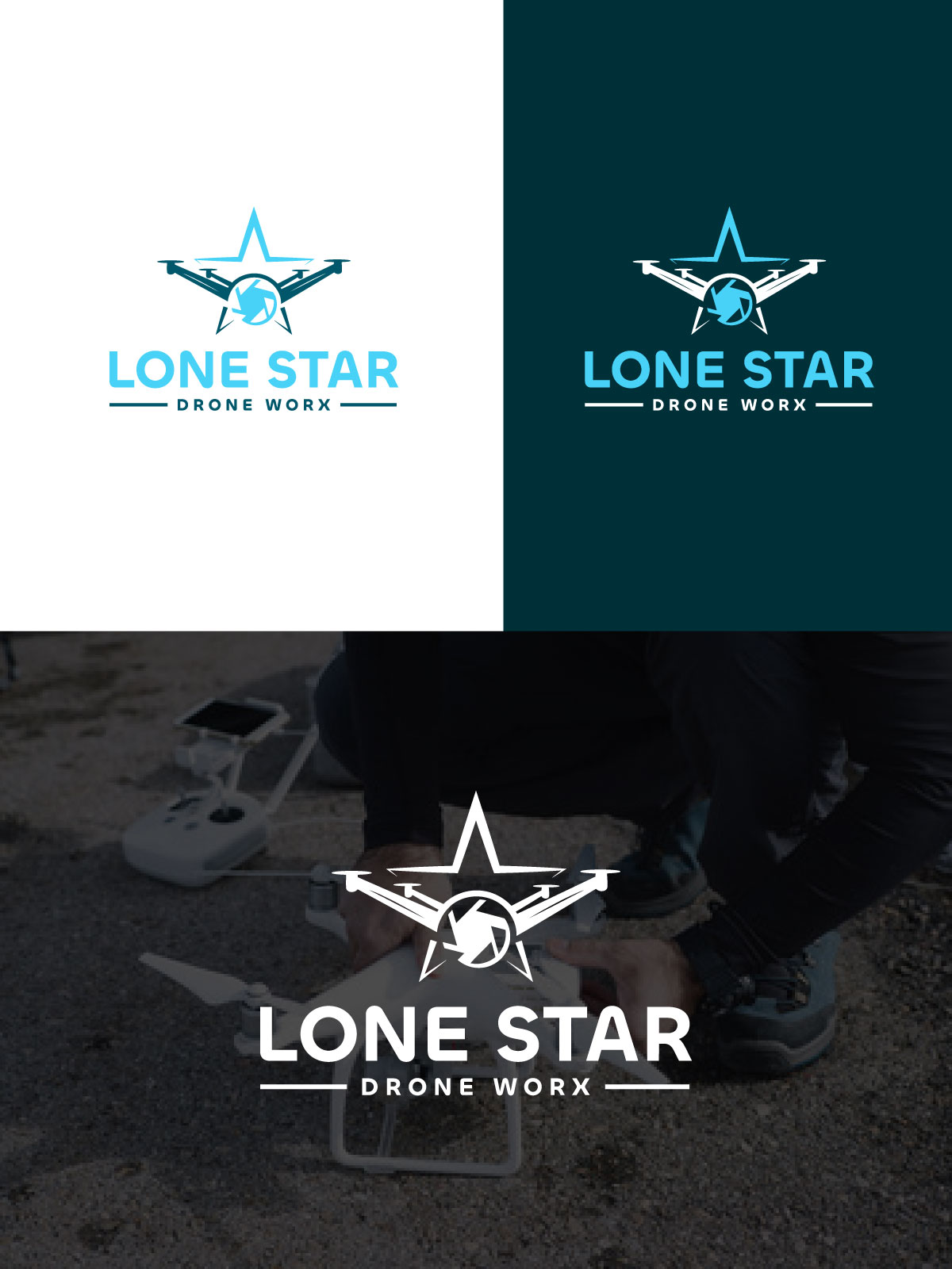 Design de Logo par AyaanArt pour LONE STAR DRONE WORX | Design #33396405