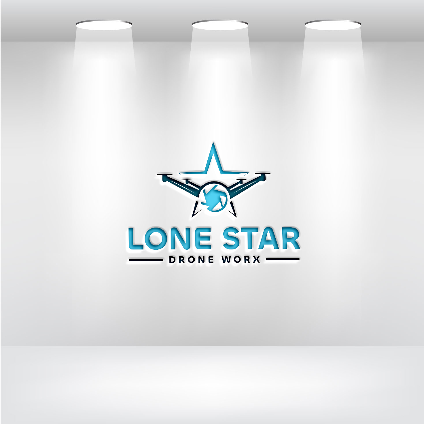 Design de Logo par AyaanArt pour LONE STAR DRONE WORX | Design #33396406
