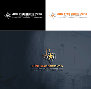 Logo Design by RA-bica for LONE STAR DRONE WORX | Design: #33402118