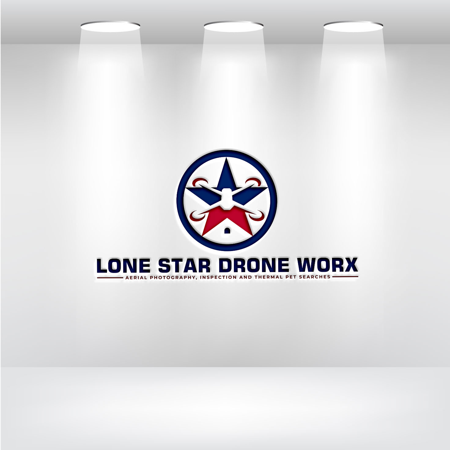 Diseño de Logo por alexdarah para LONE STAR DRONE WORX | Diseño #33396604