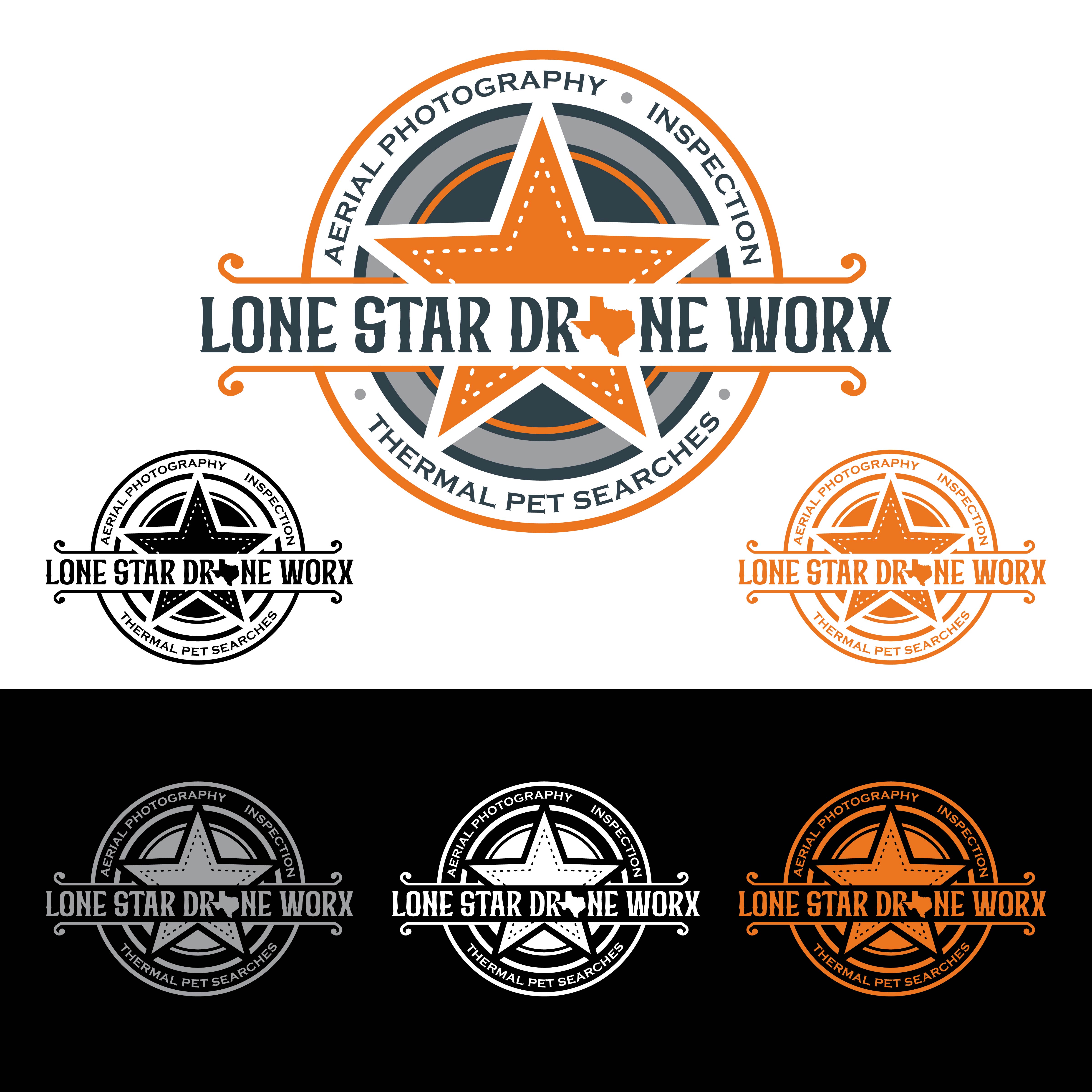 Logo Design by John Mark Arts for LONE STAR DRONE WORX | Design #33398442