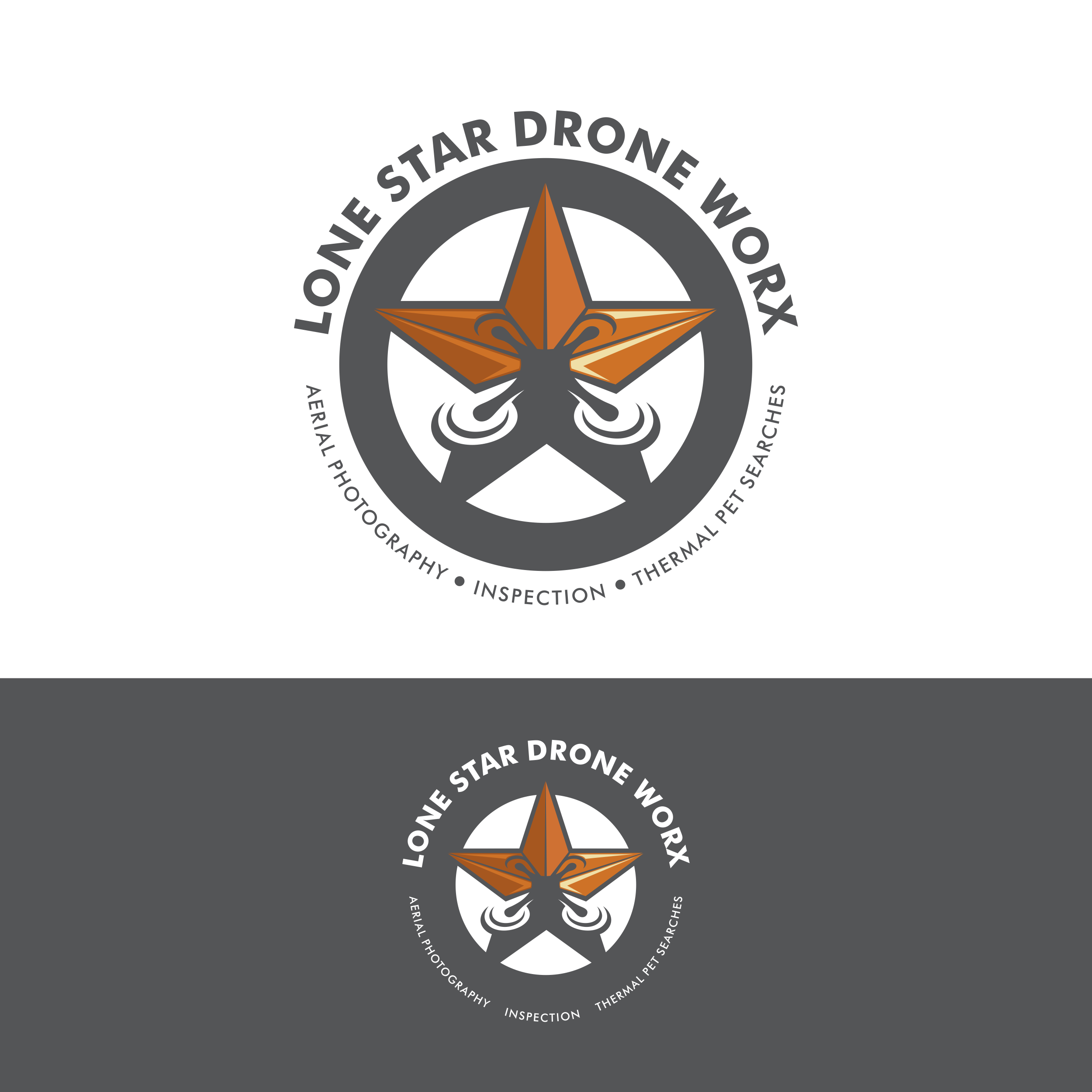 Logo-Design von luckdesign für LONE STAR DRONE WORX | Design #33395878