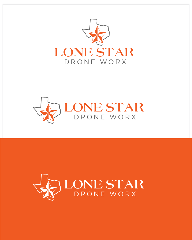 Logo Design by puttudesigns 2 for LONE STAR DRONE WORX | Design #33405748