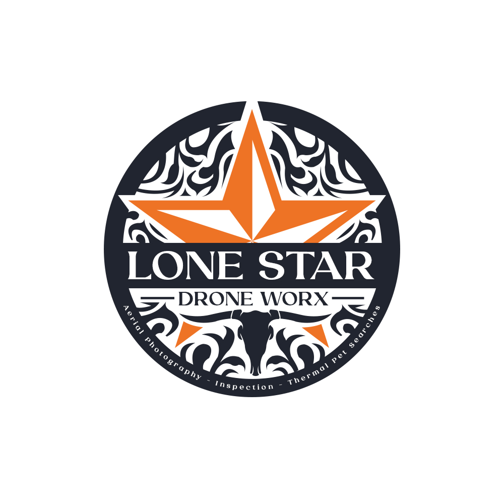 Logo-Design von PsyPen für LONE STAR DRONE WORX | Design #33401566