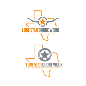 Logo Design by sherman for LONE STAR DRONE WORX | Design: #33400442