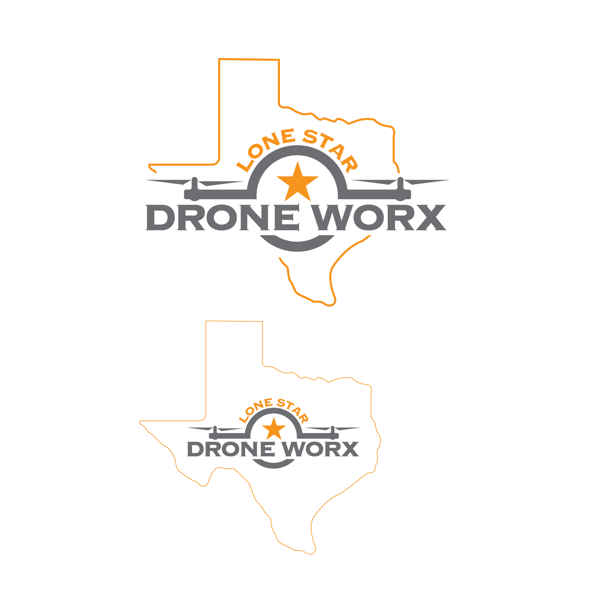 Logo Design by sherman for LONE STAR DRONE WORX | Design: #33451858