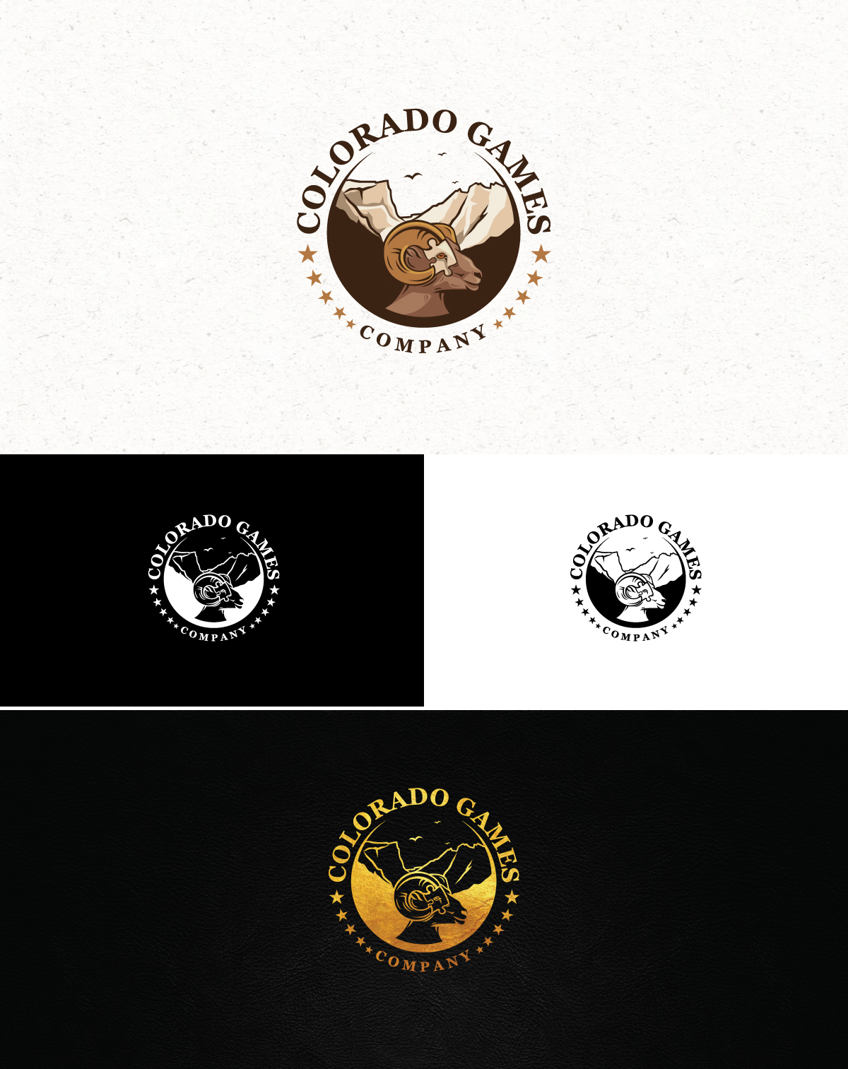 Logo Design by Logo Stock for Colorado Games Company | Design #33405273