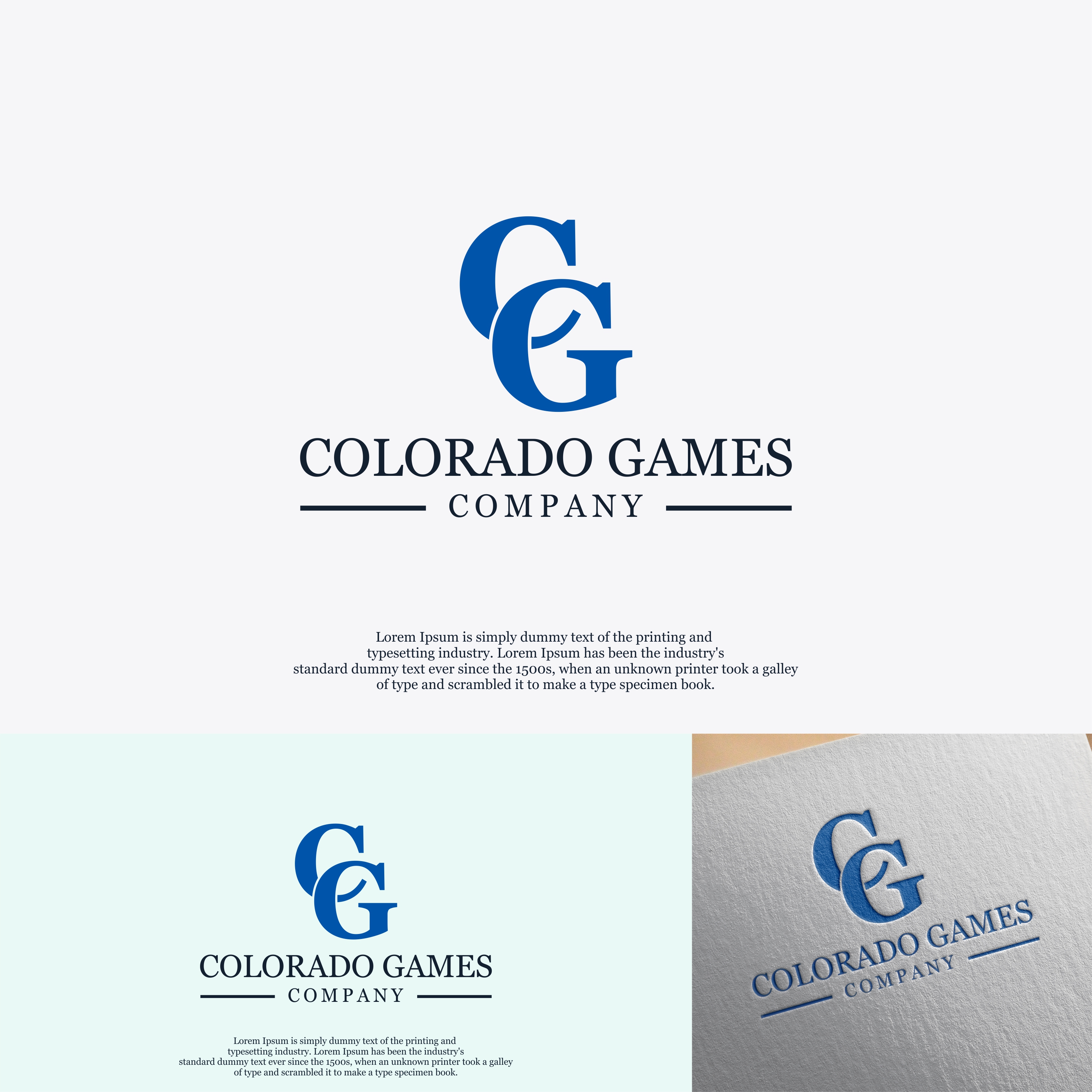 Logo Design by izdihaar studio for Colorado Games Company | Design #33412265