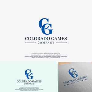 Logo Design by izdihaar studio for Colorado Games Company | Design: #33412265