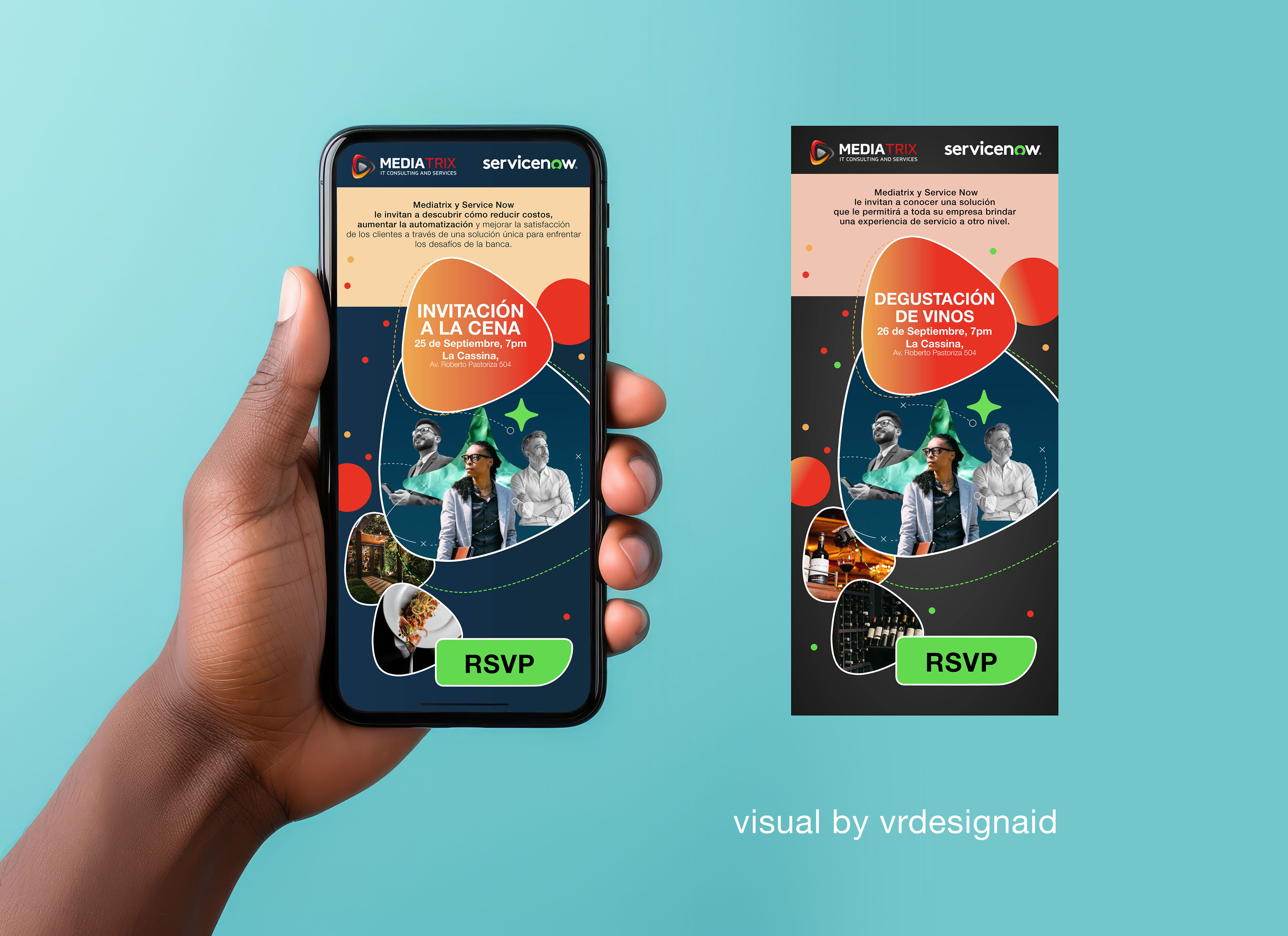 Invitation Design by vrdesignaid for Mediatrix | Design #33433623