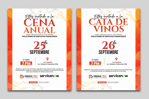 Invitation Design by debdesign for Mediatrix | Design: #33423933