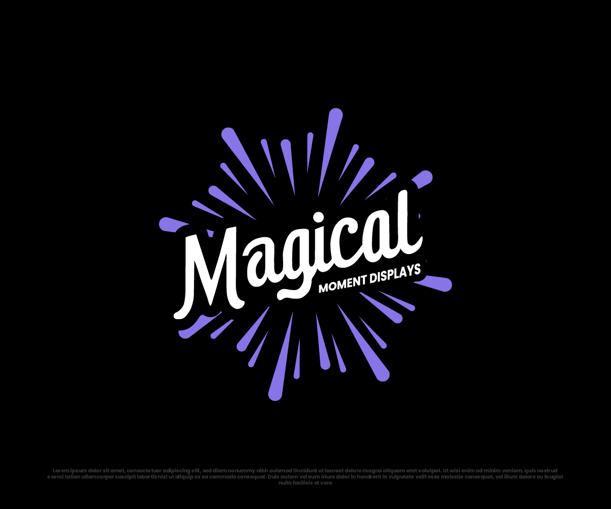 Logo Design by Kayla. for Magical Moment Displays, LLC | Design #33413467